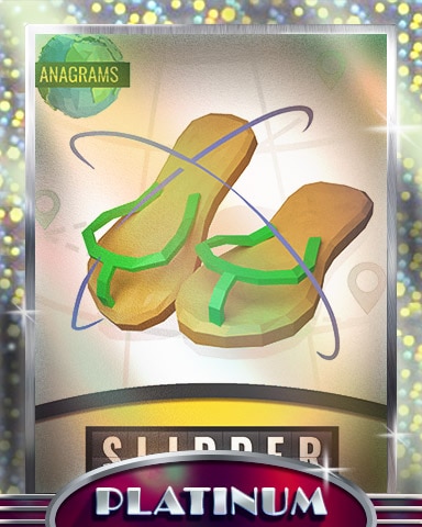Flip Flop Flyer Platinum Badge - Anagrams Flip Flop Flyer Platinum Badge - Anagrams