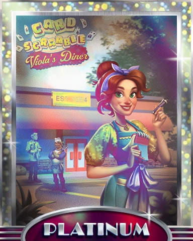 Viola's Happiness Platinum Badge - Card Scramble