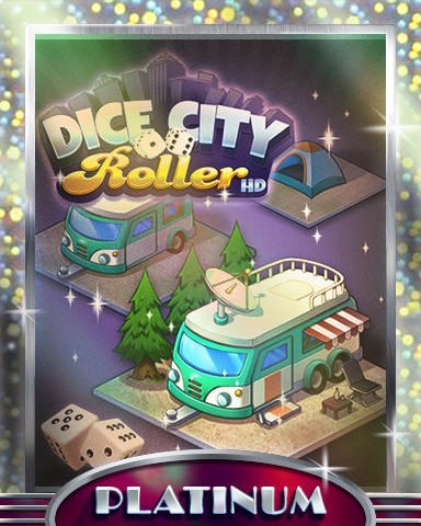 City Campground Platinum Badge - Dice City Roller HD