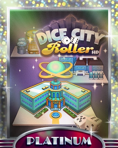 City Factory Platinum Badge - Dice City Roller HD