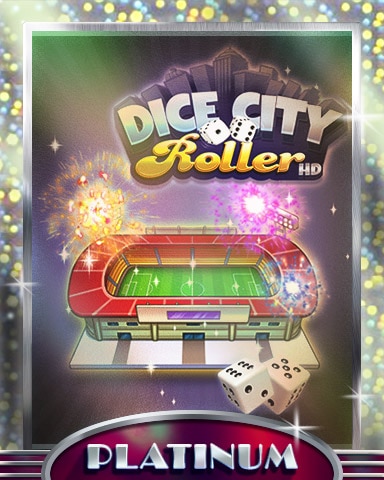 City Stadium Platinum Badge - Dice City Roller HD