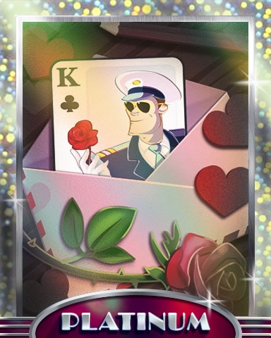 The Love Captain Platinum Badge - First Class Solitaire HD