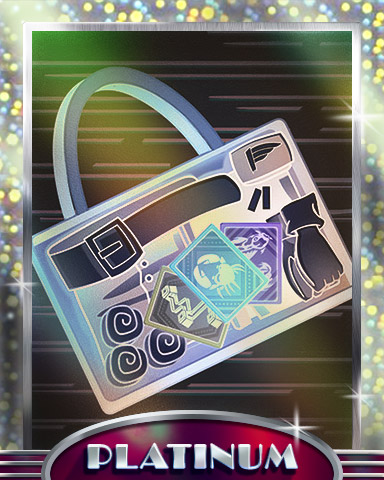 Proper Packing Platinum Badge - Jet Set Solitaire
