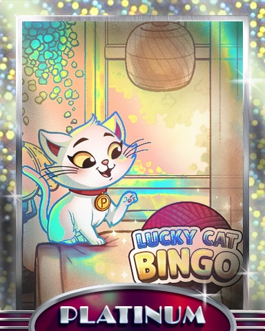 Lucky Cat Haven Platinum Badge - Lucky Cat Bingo