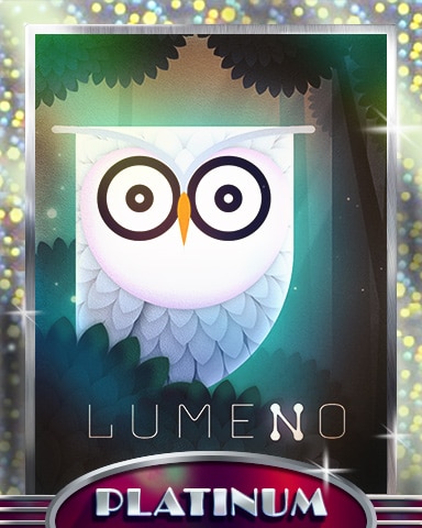Up Owl Night Platinum Badge - Lumeno