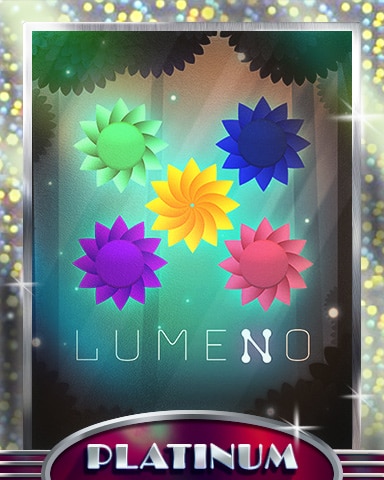 Luminous Flowers Platinum Badge - Lumeno