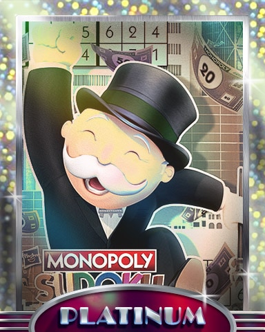 Making Big Money Platinum Badge - MONOPOLY Sudoku