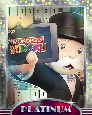 MONOPOLY Sudoku Anywhere Platinum Badge - MONOPOLY Sudoku