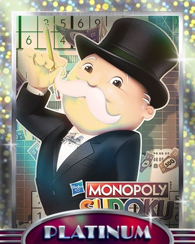 Penciling It In Platinum Badge - MONOPOLY Sudoku