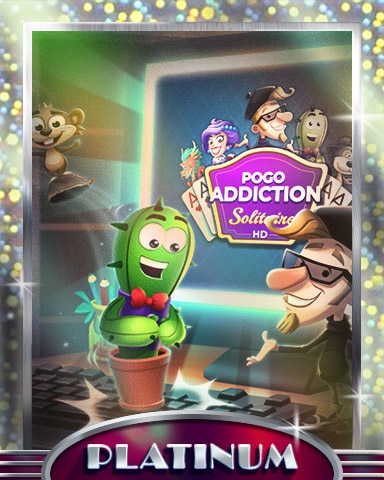 Jumpin' Buddies Platinum Badge - Pogo™ Addiction Solitaire HD