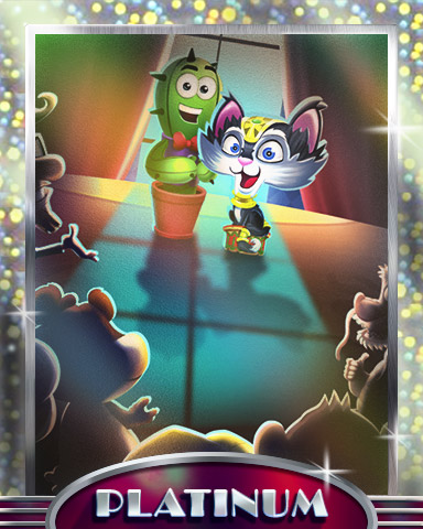 Bobble Friends Platinum Badge - Pogo Addiction Solitaire HD