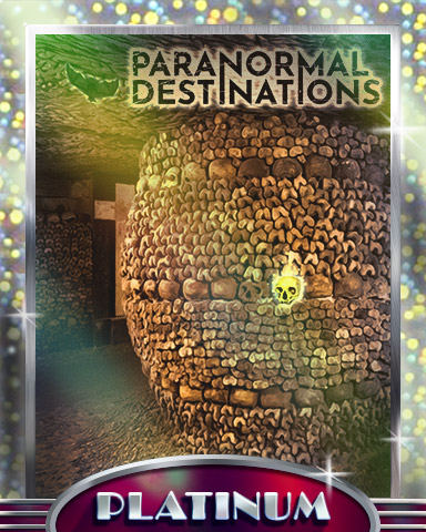 Catacombs Of Paris Platinum Badge - Paranormal Destinations