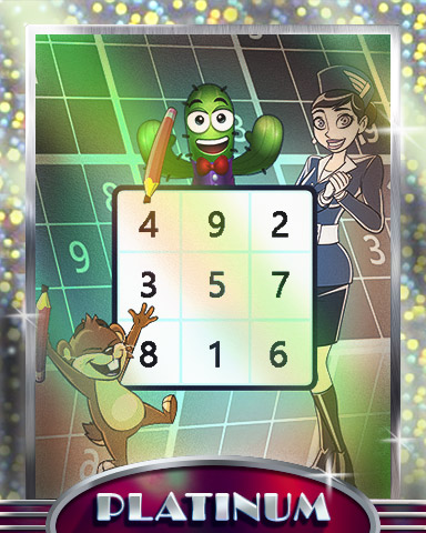 Sudoku Teamwork Platinum Badge - Pogo Daily Sudoku