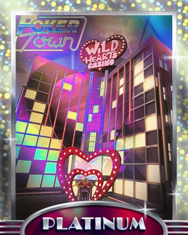 Born Rounder Platinum Badge - Poker Town