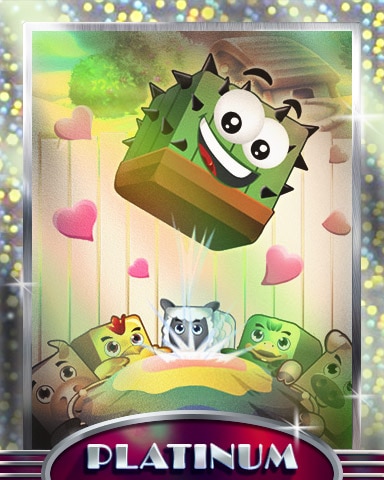 Bouncing Cactus Platinum Badge - Stack'em HD