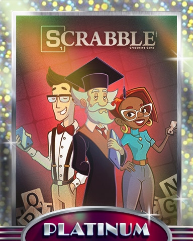 Savvy Spellers Platinum Badge - SCRABBLE