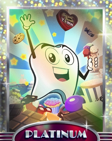 Candy Day Fun Platinum Badge - Sweet Tooth Town