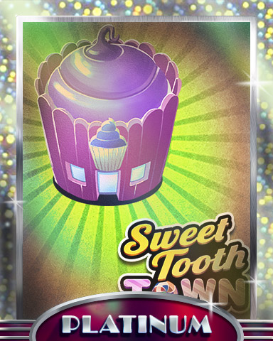 Cupcake Shop Platinum Badge - Sweet Tooth Town