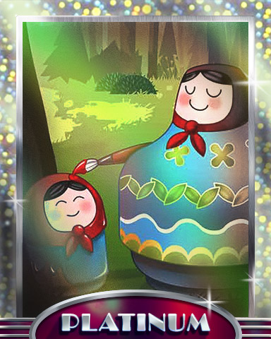 Matryoshka Makeover Platinum Badge - Trizzle