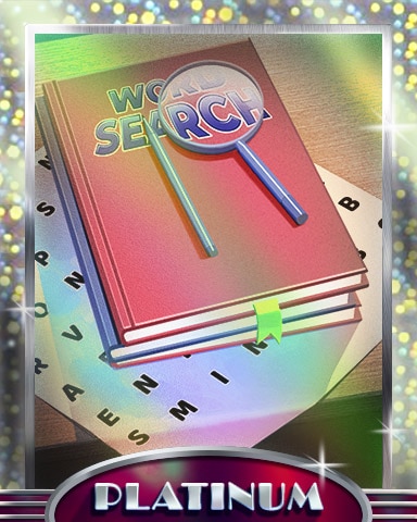 Wise Word Searcher Platinum Badge - Word Search Daily HD