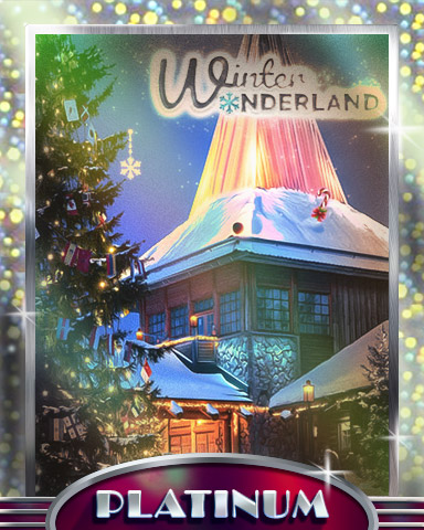 Lantern-Lit Platinum Badge - Winter Wonderland