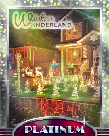 Light Garden Platinum Badge - Winter Wonderland