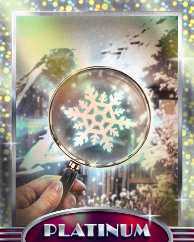 Hidden Snowflake Platinum Badge - Winter Wonderland