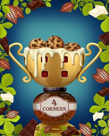 Pogo Four Corners Fondue Party Bingo Badge