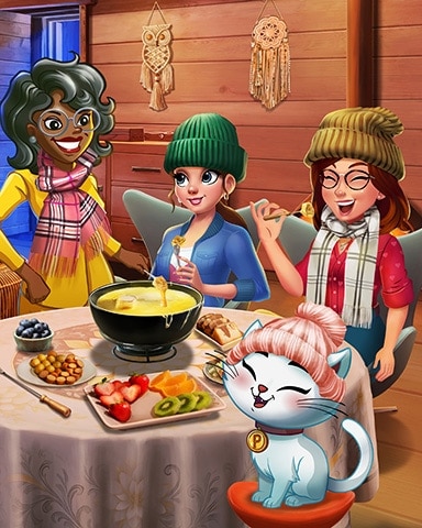 Pogo First Board Fondue Party Bingo Badge