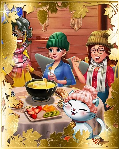 Pogo Third Board Fondue Party Bingo Badge