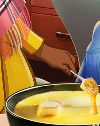 Fondue Party I3 Badge - Card Scramble: Viola's Diner