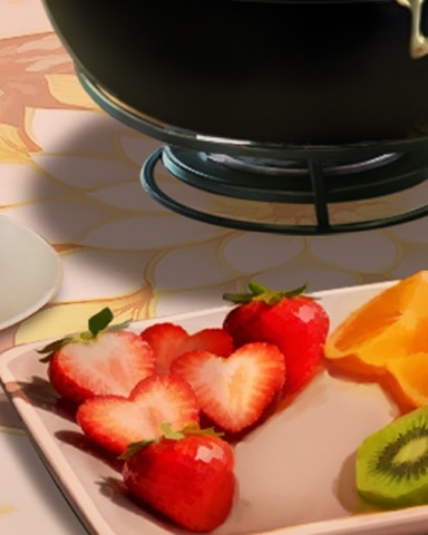 Fondue Party I4 Badge - Garden Blast