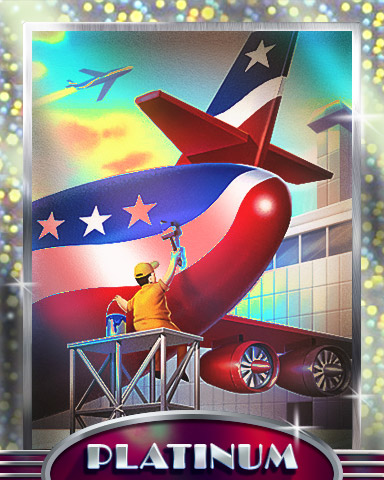 Flying Colors Badge - Jet Set Solitaire