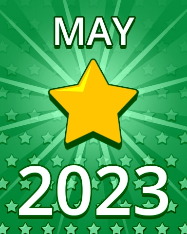 All Stars May 2023 Badge - Pogo Daily Sudoku