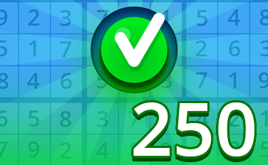 Easy V Badge - Pogo Daily Sudoku