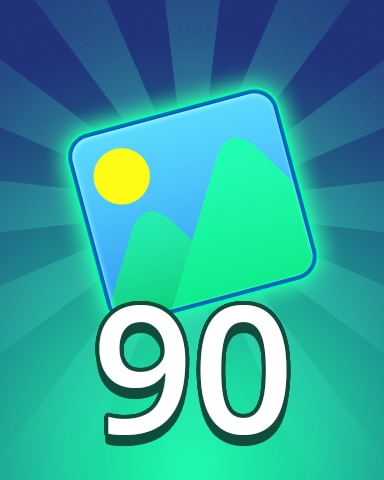Theme 90 Badge - Pogo Daily Sudoku