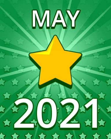 All Stars May 2021 Badge - Pogo Daily Sudoku