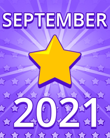 All Stars September 2021 Badge - Pogo Daily Sudoku