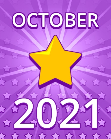 All Stars October 2021 Badge - Pogo Daily Sudoku