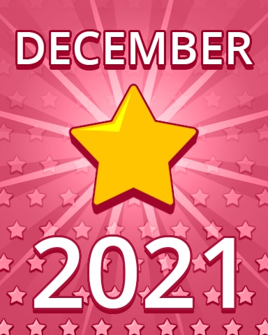 All Stars December 2021 Badge - Pogo Daily Sudoku