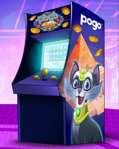 Pogo Slots Arcade Cabinet Badge - Pogo™ Slots