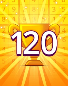 Rank 120 Badge - Pogo Daily Sudoku