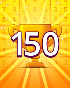 Rank 150 Badge - Pogo Daily Sudoku