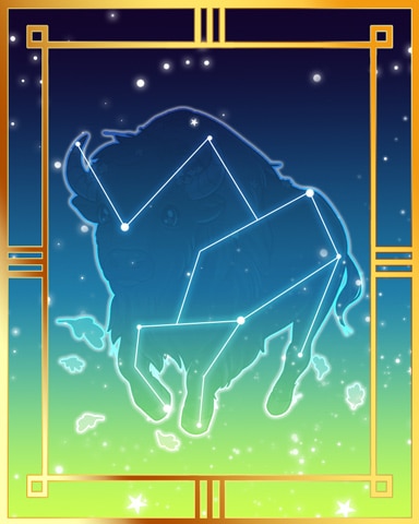 Pogo Tatanka The Celestial Bison Gold 1 Badge Pogo Tatanka The Celestial Bison Gold 1 Badge