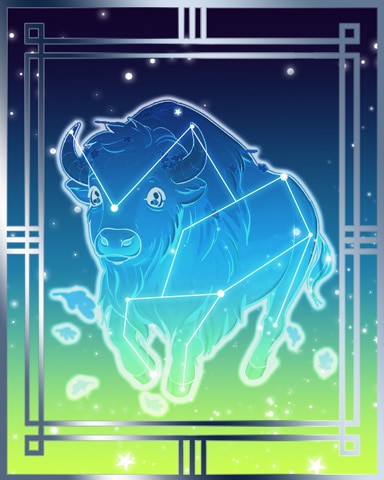 Pogo Tatanka The Celestial Bison Silver 2 Badge
