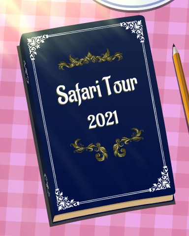 Safari Scrapbook Badge - Mahjong Safari HD