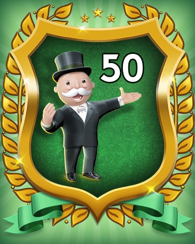 Rank 50 Badge - MONOPOLY Sudoku