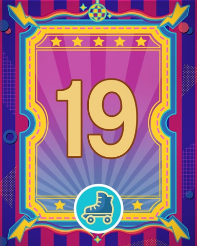 Roller Disco 19 Badge - Snowbird Solitaire