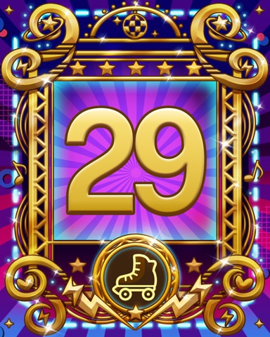 Roller Disco 29 Badge - Spades HD