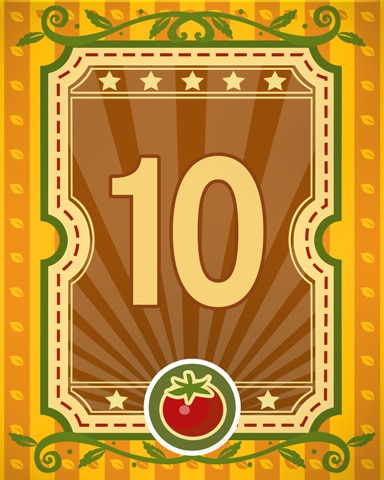 Garden Fresh 10 Badge - Sweet Tooth Town